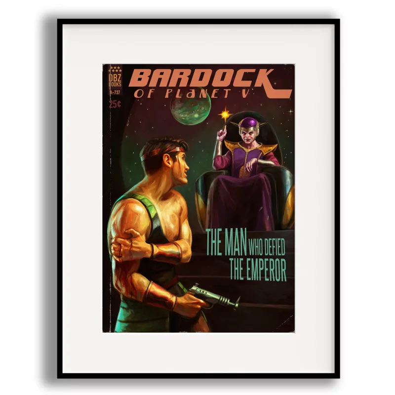 Dragon Ball Poster - Bardock VS Frieza